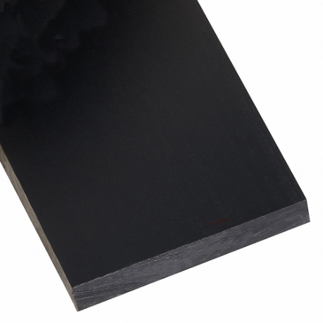 GRAINGER 1EPW1 Plastic Sheet, 0.375 Inch Plastic Thick, 12 Inch Width X 12 Inch L, Black, Opaque | CQ3AMK