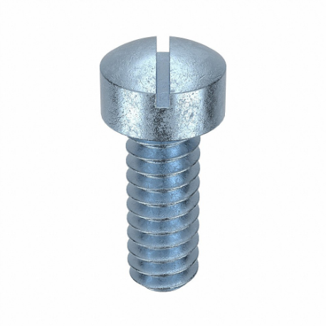 GRAINGER 1HA58 Machine Screw, #6-32 Thread Size, 1/2 Inch Size Length, Steel, Zinc Plated, Fillister | CQ6XWK