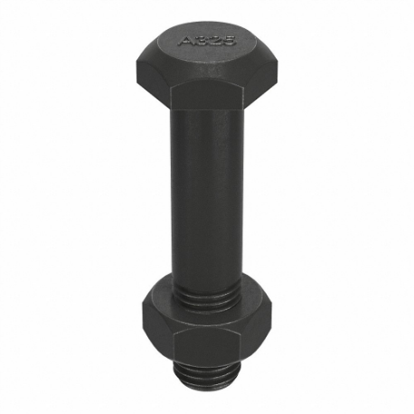 GRAINGER 5CLN9 Structural Bolt, Steel, Type 1, 1 1/4 Inch Size-7 Thread Size, 4 Inch Length | CQ7EMM