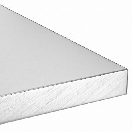GRAINGER 1ZDA7 Aluminum Plate, 12 Inch Overall Lg, 12 Inch Overall Width, 2 Inch ThickUnpolished | CQ6QLT