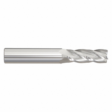 GRAINGER 206-001340C Square End Mill, Center Cutting, 4 Flutes, 4.50 mm Milling Dia, 16 mm Length Of Cut | CR3DDJ 45XK63