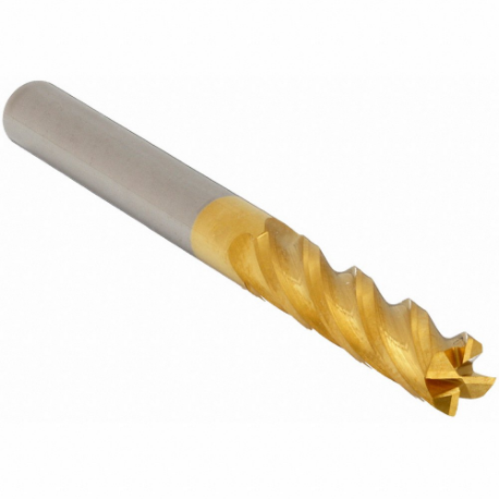 GRAINGER 215-001021 Square End Mill, Center Cutting, 4 Flutes, 1/4 Inch Milling Dia, 1 1/8 Inch Length Of Cut | CP9WUU 45XN77