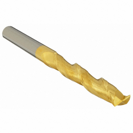 GRAINGER 216-001061 Square End Mill, Center Cutting, 2 Flutes, 1/2 Inch Milling Dia, 3 Inch Length Of Cut | CP9VYA 45XP18