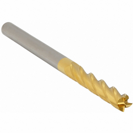 GRAINGER 218-001002 Square End Mill, Center Cutting, 4 Flutes, 1/8 Inch Milling Dia, 1 Inch Length Of Cut | CP9WVH 45XP32