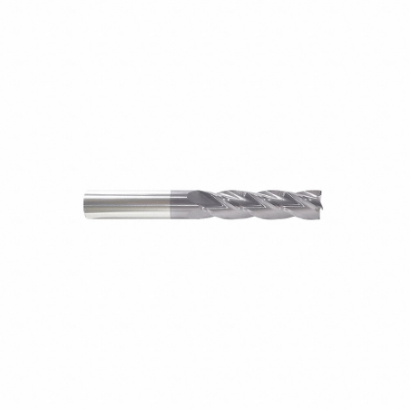 GRAINGER 218-001037C Square End Mill, 4 Flutes, 3/8 Inch Milling Dia, 4 Inch Overall Length | CP9VWN 55HG12