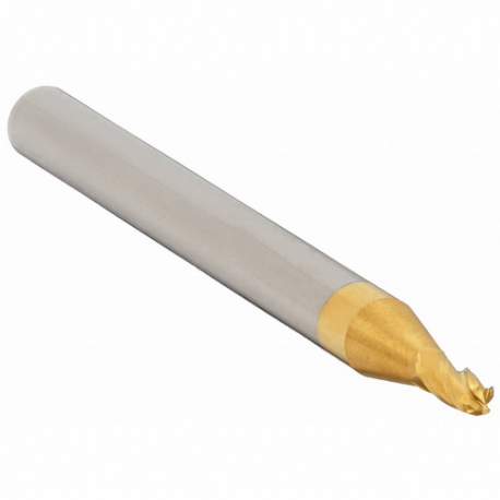 GRAINGER 220-011045 Ball End Mill, 4 Flutes, 9/64 Inch Milling Dia, 2 Inch Overall Length | CP9UTA 45XR96