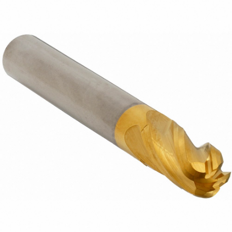 GRAINGER 220-001092 Ball End Mill, 4 Flutes, 5/16 Inch Milling Dia, 2 Inch Overall Length | CP9UNC 45XR83