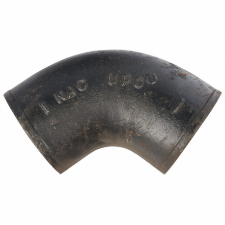 GRAINGER 220540 Bend Iron, 4 Inch x 4 Inch Fitting Pipe Size, 9 1/8 Inch Overall Length | CQ2YBH 60WU17