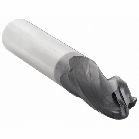 GRAINGER 223-001580B Ball End Mill, 4 Flutes, 18 mm Milling Dia, 38 mm Length Of Cut, 102 mm Overall Length | CP9UTH 19LR59