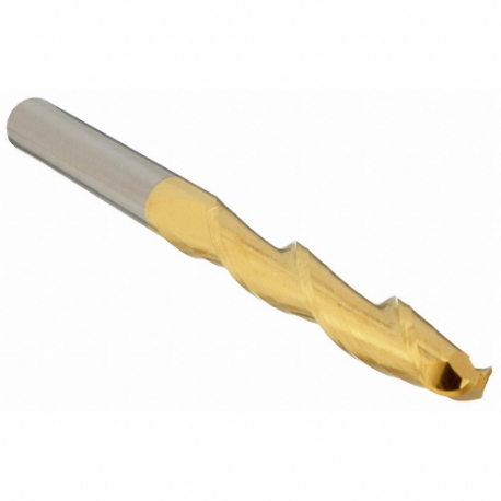 GRAINGER 227-001091 Ball End Mill, 2 Flutes, 1 Inch Milling Dia, 3 Inch Length Of Cut, 6 Inch Overall Length | CP9TKA 45XX08