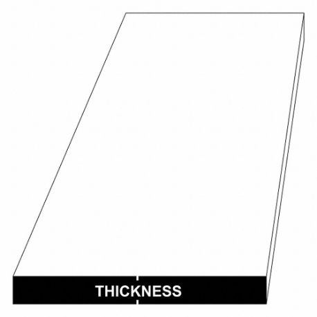 GRAINGER 24271_48_48 Aluminum Plate, 4 Ft Overall Length, Heat Treatable | CQ6RFG 794TA8