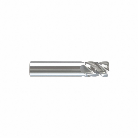 GRAINGER 284-000511 Corner Radius End Mill, 4 Flutes, 5/16 Inch Milling Dia, 1/2 Inch Length Of Cut, Straight | CQ2BTM 55HM99
