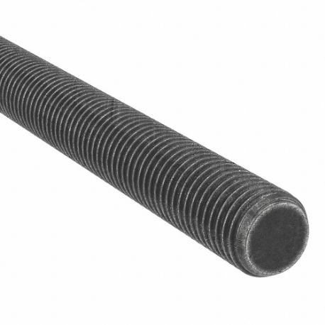GRAINGER 2AB62 Fully Threaded Stud, 1 8 Thread Size, Steel, Grade B7, Black Oxide | CP9RRJ