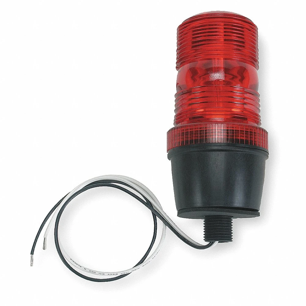 GRAINGER 2ERP4 Warning Light, Red, Strobe Tube, 120VAC, 150000 Candela, 8000 hr Lamp Life, 72 | CQ7ELR