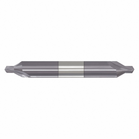 GRAINGER 300-003002B Center Drill, #0 Drill Size, 1/8 Inch Body Dia, 1/32 Inch Drill Point Dia, Carbide | CP8VEP 45YG70