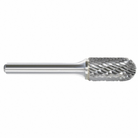 GRAINGER 310-002078 Cylinder Bur Sc, Double Cut, 1/4 Inch Shank Dia, 1 Inch Head Dia, Lg Of Cut 1 In | CP9BRV 22YA90