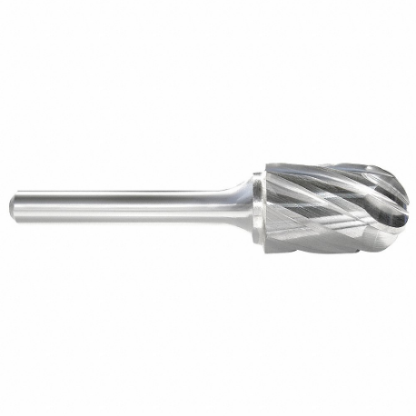GRAINGER 310-002504 Cylinder Bur Sc, Aluminum Cut, 1/4 Inch Shank Dia, 1/2 Inch Head Dia, Lg Of Cut 1 In | CP9BRP 22YD18