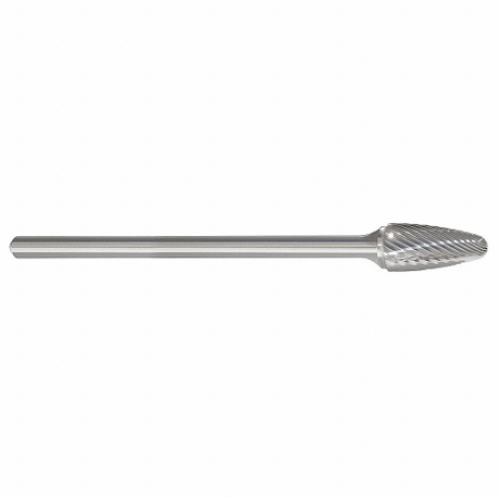 GRAINGER 310-002619 Tree Bur SF, Single Cut, 1/4 Inch Size Shank Dia, 1/2 Inch Heightead Dia | CQ7RFM 22YD57