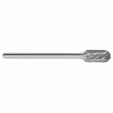 GRAINGER 310-002707 Cylinder Bur Sc, Double Cut, 1/4 Inch Shank Dia, 1/2 Inch Head Dia, Lg Of Cut 1 In | CP9BRW 22YD75