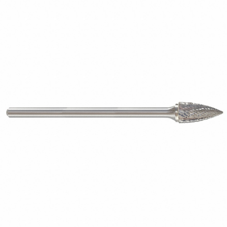 GRAINGER 310-002730 Flame Bur SH, Double Cut, 1/4 Inch Shank Dia, 1/2 Inch Head Dia, Length of Cut 1-1/4 in | CP9LTC 22YD91