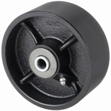 GRAINGER 426A70 Iron Tread Wheel, 5 Inch Wheel Dia., 2 Inch Wheel Width, 1700 Lb Load Rating | CQ2MFA