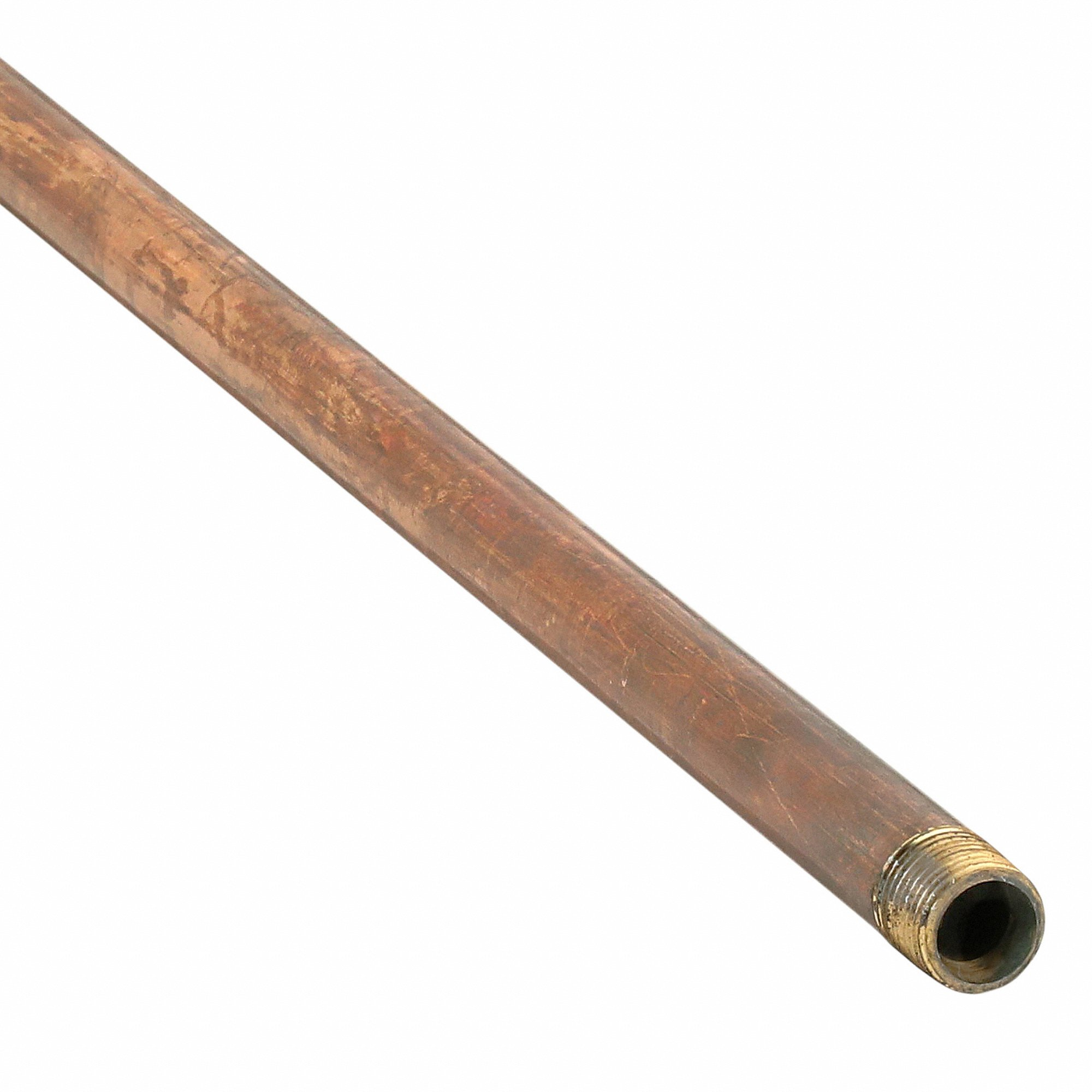 GRAINGER 463-720XGR Pipe, Red Brass, 1/2 Inch Nominal Pipe Size, 6 Ft Overall Length | CP7RXT 4GRT8