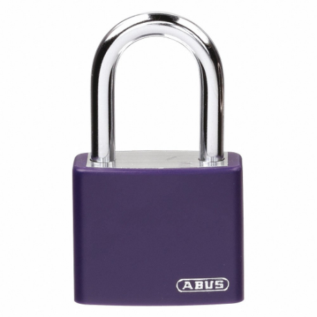 GRAINGER 48JR29 Lockout Padlock, Keyed Different, Aluminum, Compact Body Body Size, Hardened Steel | CQ2KHM
