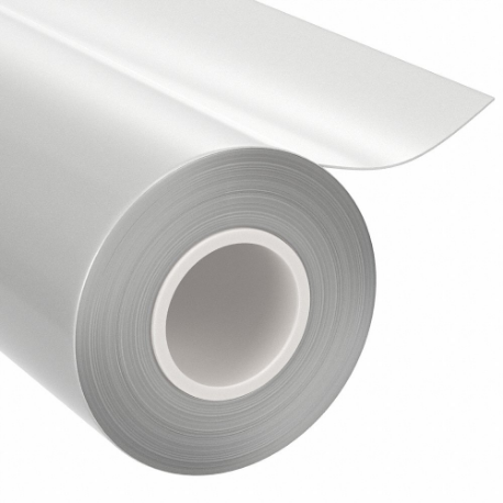 GRAINGER 4CCV7 Roll Stock, 1 Inch Width, 4 1/2 ft Length, White, Opaque, 6, 373 Psi Tensile Strength | CQ7RWQ