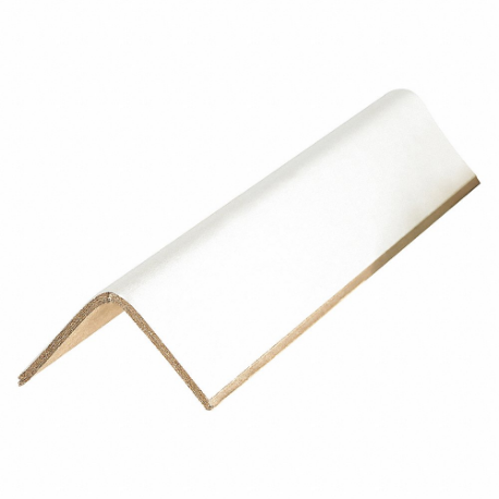 GRAINGER 56JM11 Edge Protector, 2 Inch Width, 2 Inch Dp, 36 Inch Lg, 0.12 Inch Thick, White, 125 PK | CP9EAU