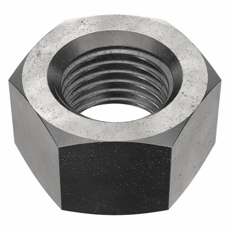 GRAINGER 5CUX4 Hex Nut, 1 1/2 6 Thread, 2 1/4 Inch Hex Width, 1 9/32 Inch Hex Height, Steel, Grade 2 | CQ2AGG
