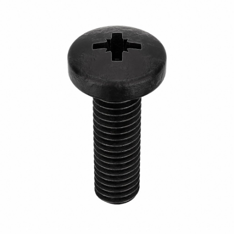 GRAINGER 5GME0 Machine Screw, #10-32 Thread Size, 3/8 Inch Size Length, 18-8 Stainless Steel, Black Oxide | CQ6XRQ