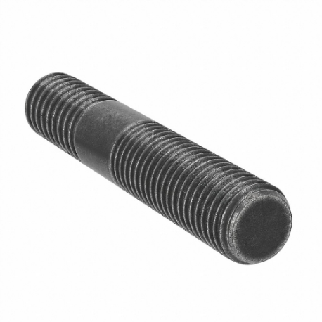 Threaded Stud, 5/16 In - 18x5/16 In - 24 Thread Size, Steel, 1 3/4 In Lg., Gr. 5, Blk Oxide