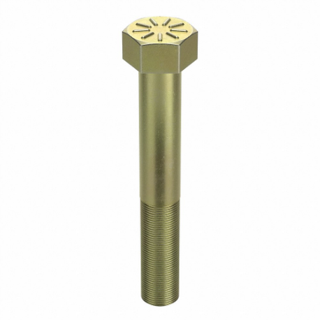GRAINGER 5MWU6 Hex Head Cap Screw, Steel, Grade 9, Zinc Yellow, 3/8 16, Coarse, 2 1/2 Inch Length | CQ6XNH