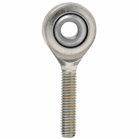 GRAINGER 5RKD6 Spherical Rod End, Male Plain, 1/2 Inch Bore Dia, Right Hand Thread | CQ2LJU