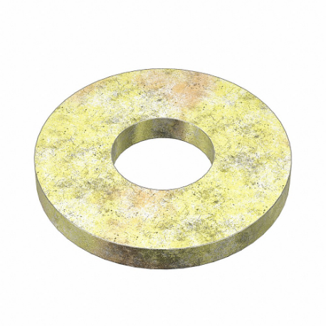 GRAINGER 5RKG9 Extra Thick USS Washer, Screw Size 7/16 Inch, Steel, Grade 8, Zinc Yellow | CP9NTG