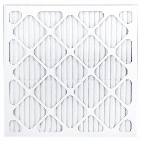 GRAINGER 60RD93 Pleated Air Filter, 20x20x1, MERV 13, High Capacity, Synthetic, Beverage Board | CQ3RAV