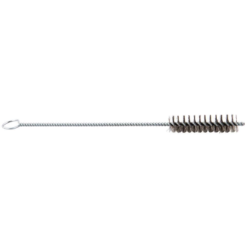 GRAINGER 66252838736 Single Spiral Tube Brush, Manual, 1/2