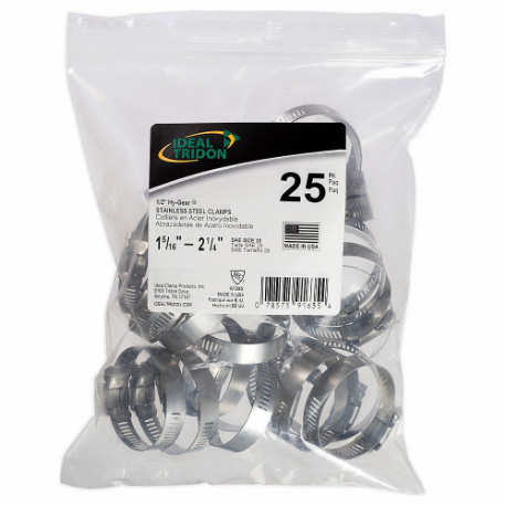 GRAINGER 672857B Contractor Bag, 201 Stainless Steel, 25 PK | CQ7ZAN 802UM3