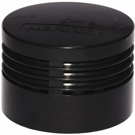 Tower Light Sounder Tier, 24VAC/DC, Continuous, 4, 55 mm Dia, Black