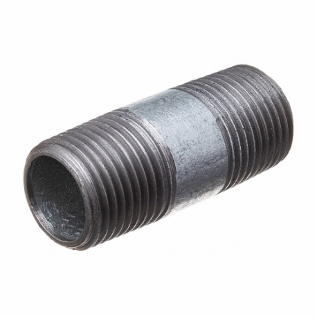 GRAINGER 793F59 Galvanized Steel Pipe Nipple, Galvanized Steel, 1 1/4 Inch Nominal Pipe Size | CQ7ZDJ