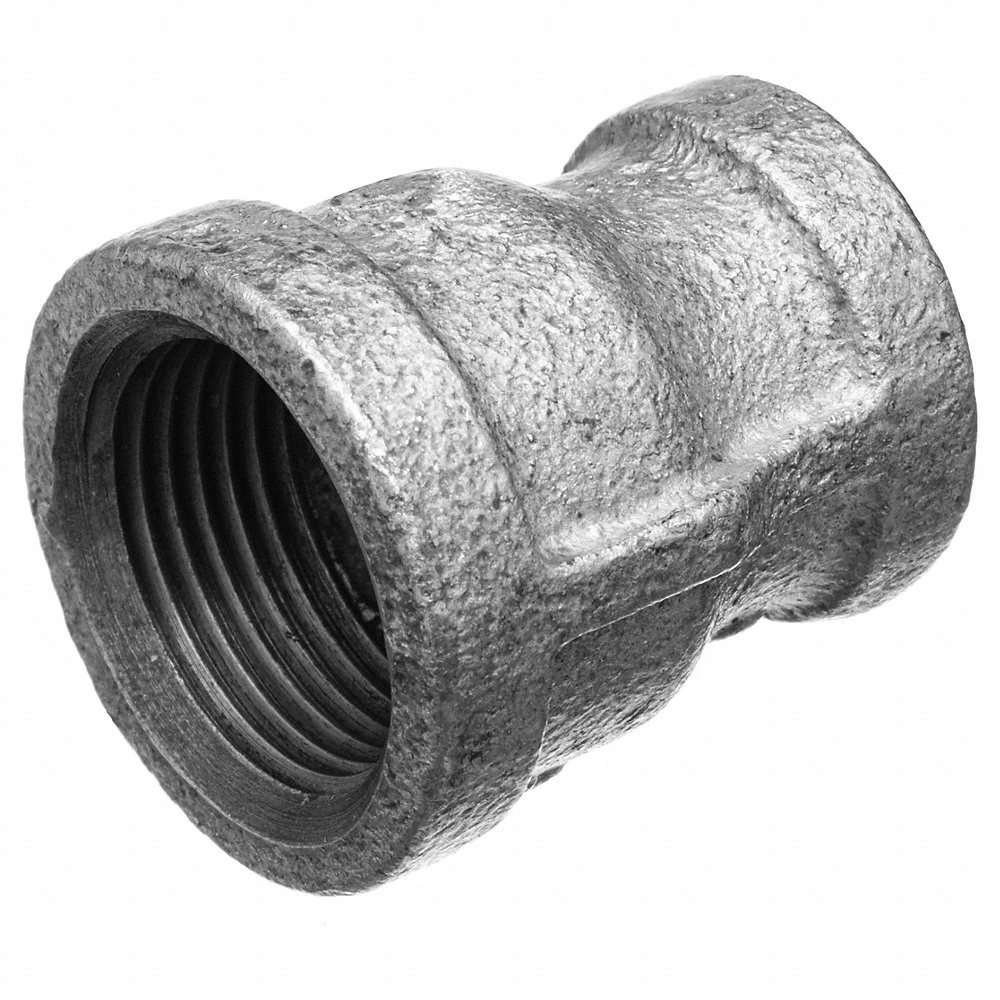 GRAINGER 793FL3 Galvanized Malleable Iron Pipe Fittings, Malleable Iron, 1 1/2 Inch x 1 1/4 Inch | CQ7KMZ