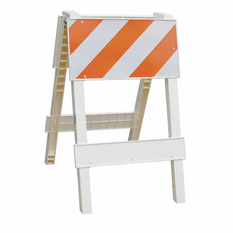 GRAINGER 97-01-00101 Type 1 Folding Barricade, 40 Inch Overall Height, 24 Inch X 40 Inch | CQ7QVK 1EKV9
