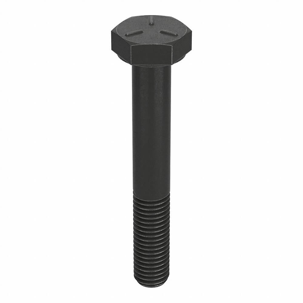 Hex Head Cap Screw, 5/16 In - 24 Thread Size, Steel, 2 In Lg., 13/64 In Head Ht., Gr. 5