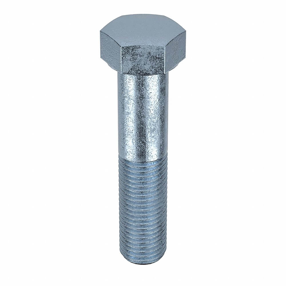 GRAINGER N01062.043.0200 Hex Head Cap Screw 7/16-20X2 Steel Grade 5 Zinc Plated, 25PK | AH8NKJ 38WN21