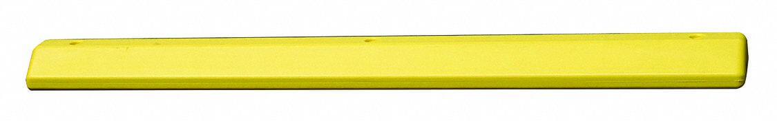GRAINGER 1790Y Parking Curb, Hdpe, 6 Ft. x 4 Inch x 8 Inch Size, Yellow, 2465 Psi Tensile Strength | CH6HYC 2GTG3