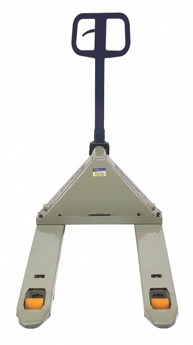 GRAINGER 272744 Manual Pallet Jack, Adjustable Width, 63 x 27 x 47 Inch Size | CH6JFW 6JE31