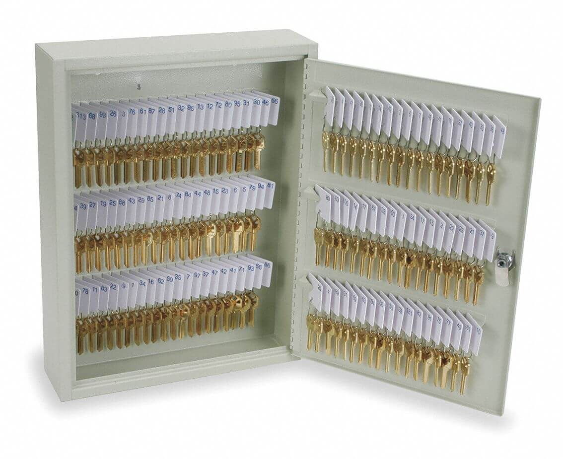 GRAINGER 2NET5 Key Control Cabinet, 120 Key Capacity | CH6JLN