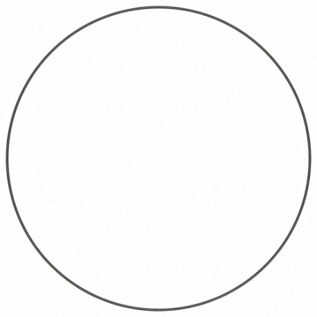 GRAINGER ZUSAH3X350 O-Ring, 350 mm Inside Dia, 356 mm Outside Dia, 356 mm Actual Outside Dia, Black | CQ3HYV 712K58