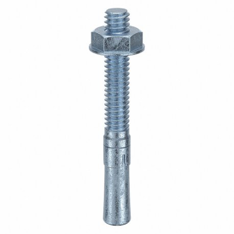 Wedge Anchor, 1/4 In - 20 Thread Size, 1/4 In Anchor Dia., 1 1/4 In Thread Lg., Not Gr.