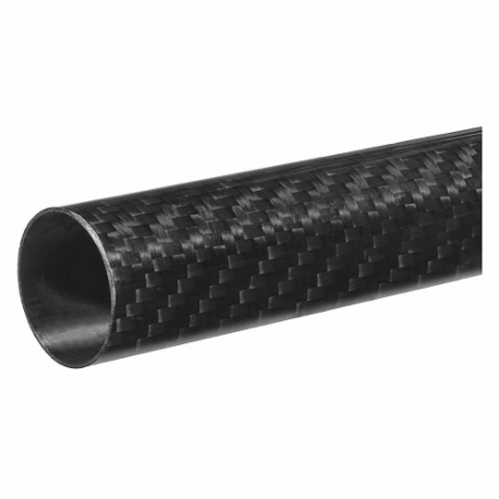 GRAINGER BULK-CT-CF-17 Carbon Fiber Round Tubes, Opaque, Black, 5/8 Inch Inside Dia | CP8MNM 497Z43
